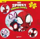 MARVEL LIBRI, Spidey e i suoi fantastici amici Libro maxi puzzle