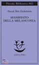 RITZ FINKELSTEIN D., Manifesto della melanconia