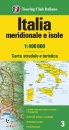 TOURING CLUB TCI, Italia meridionale e isole 1:400.000