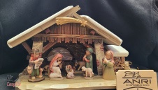FERRANDIZ, Presepio completo 10 pezzi + capanna, ANRI, Selva Val Gardena