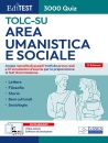 immagine di Area umanistica e sociale 3000 quiz TOLC-SU